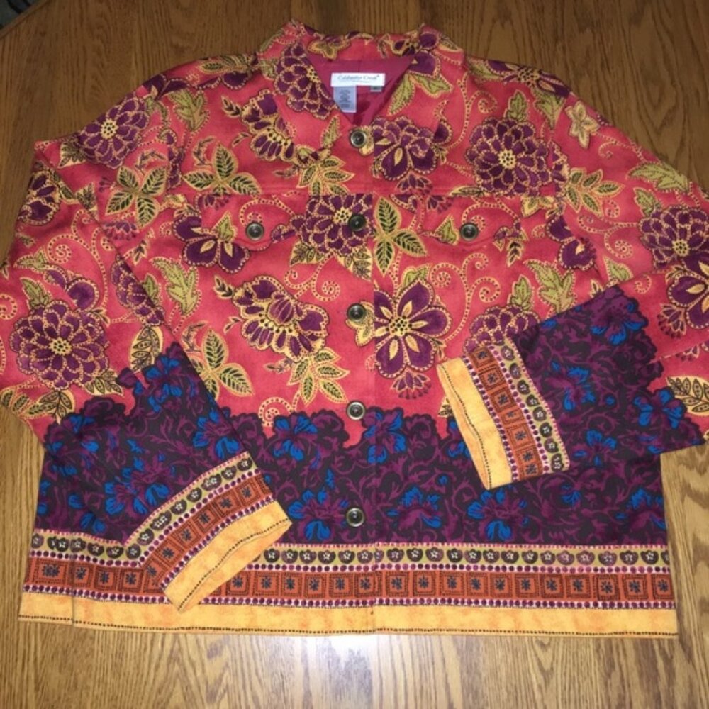 Coldwater Creek Colorful Jacket